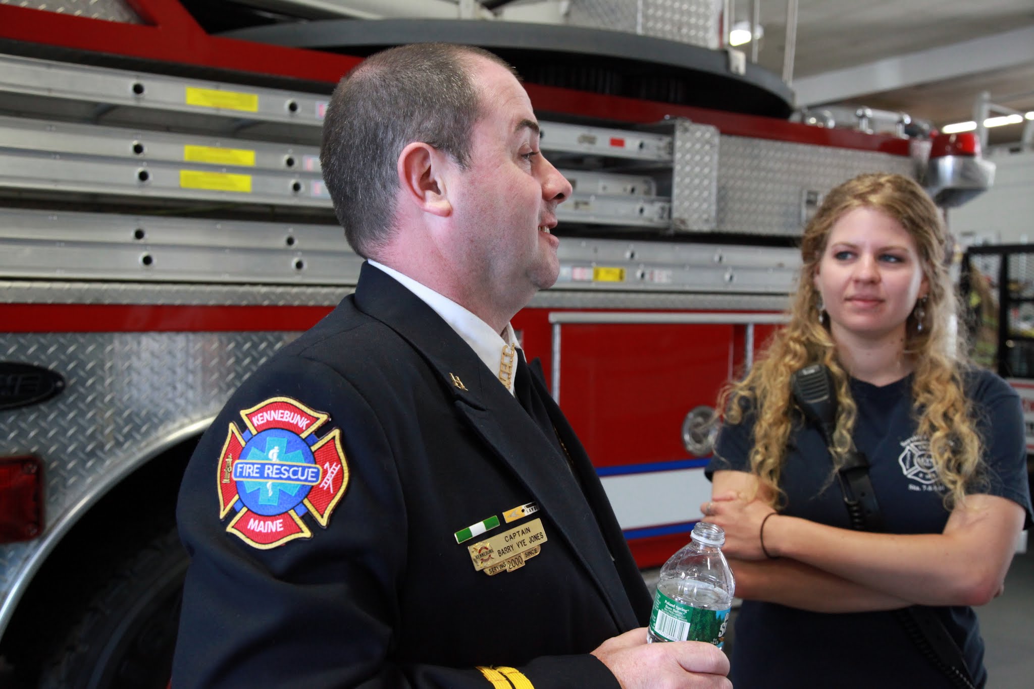Capt. Barry Jones and Rachel Scott